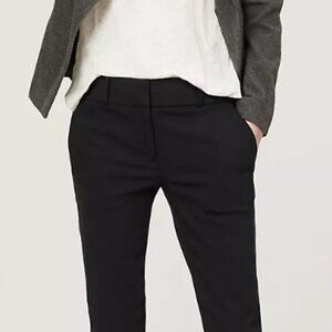 Loft Outlet Black Skinny Ankle Pant, Size 12